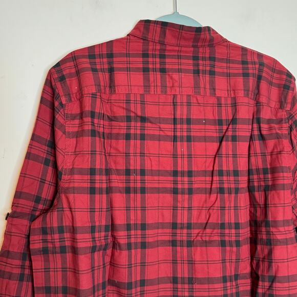 Alesbury Long Sleeves Button Up Shirt in Red Plaid NWT Size Medium - Picture 6 of 10